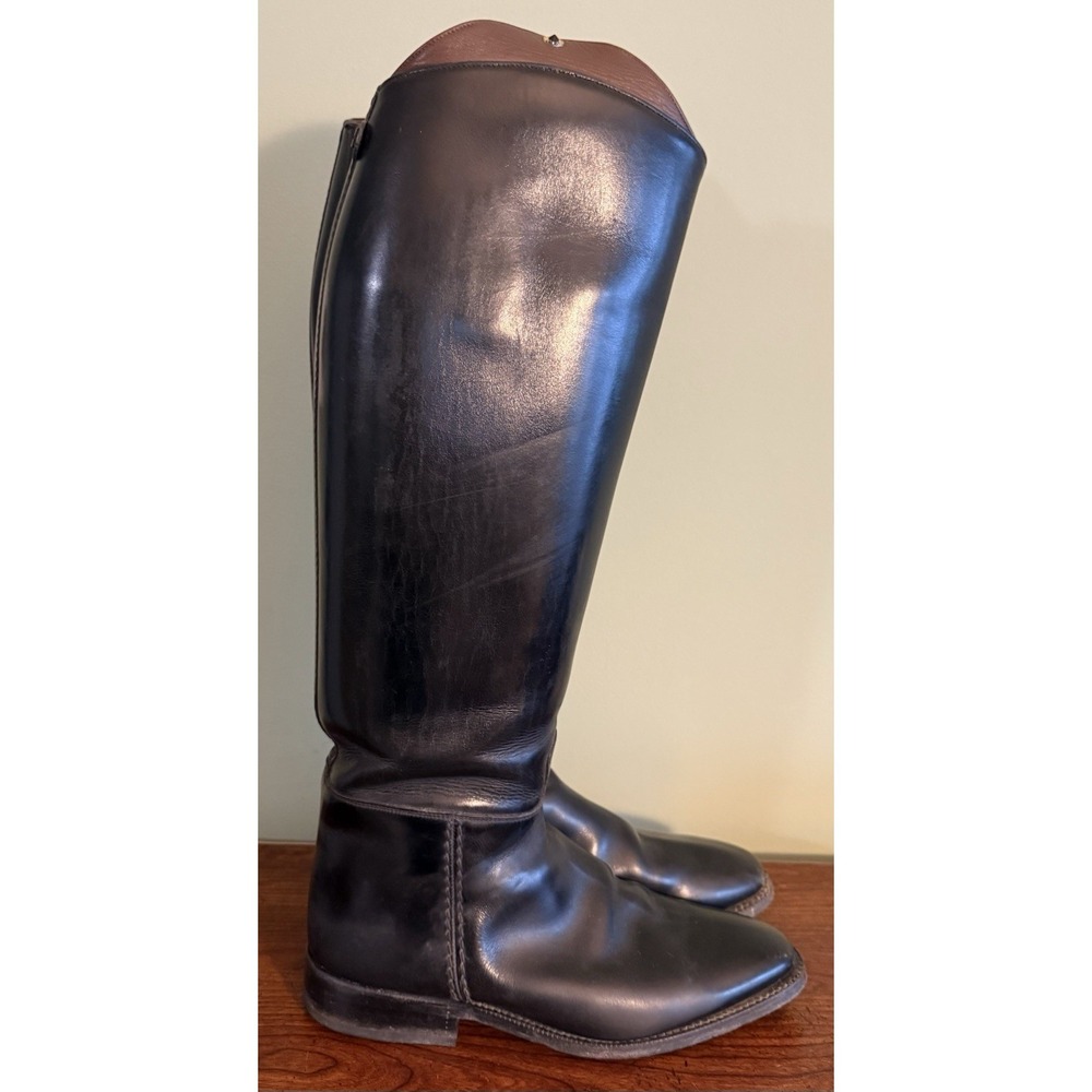 Cavallo Riding Boots Black Leather W/Gussets Woman's Size 9 & Accessories German